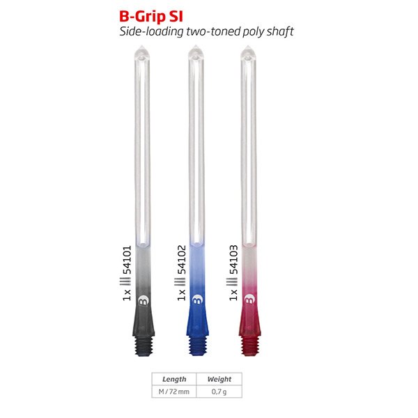 BULL'S B-Grip SI Dart Shafts - Medium