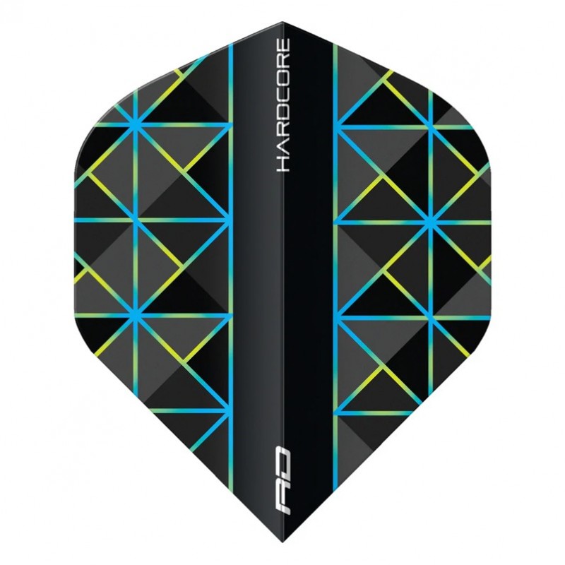 RED DRAGON DRAGONFLY 95 DART FLIGHT - BLACK/BLUE