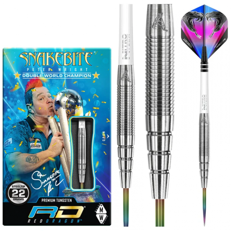 RED DRAGON PETER WRIGHT PL15 DARTS - 24gm