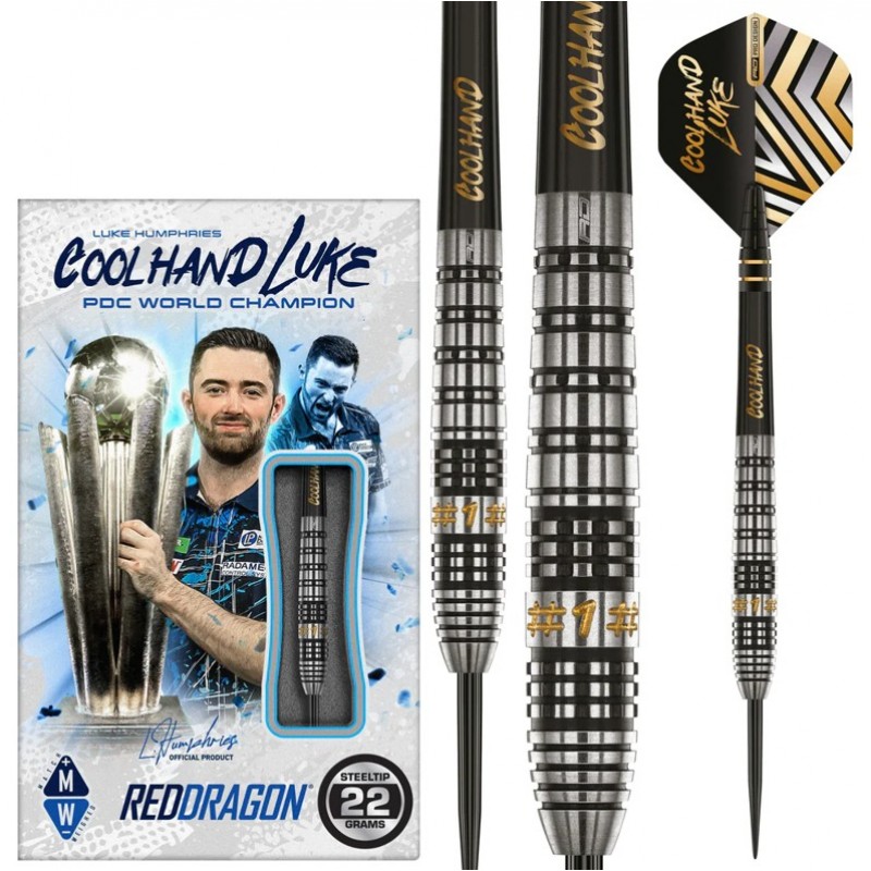 RED DRAGON LUKE HUMPHRIES PRESTIGE DARTS - 22 gm